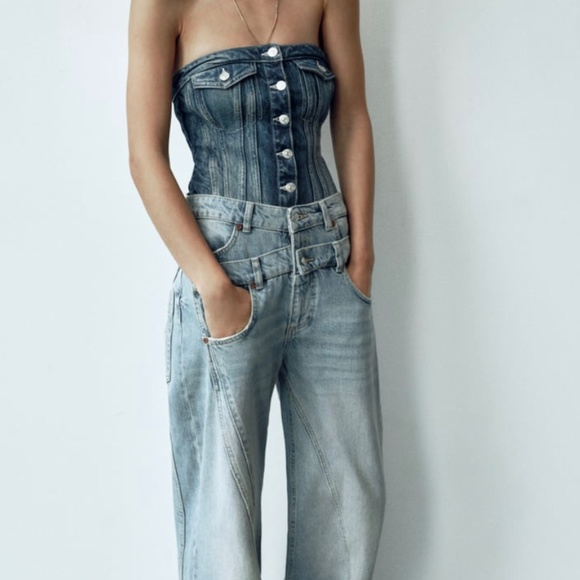 Double high waist jean - Picture 2 of 2